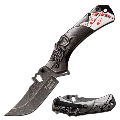 Dark Side Blades Spring Assisted Knife SKU DS-A091RH