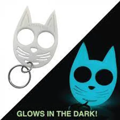 Streetwise My Kitty Self-Defense Keychain Glow in the Dark SKU: SWMKKCG