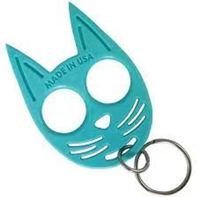 Streetwise My Kitty Self-Defense Keychain Light Blue SKU: SWMKKCLB