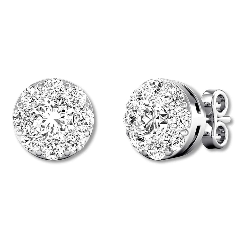 Claire's Round Diamond Stud Earrings 1/10 Ct. Tw. 14kt Gold | Yellow