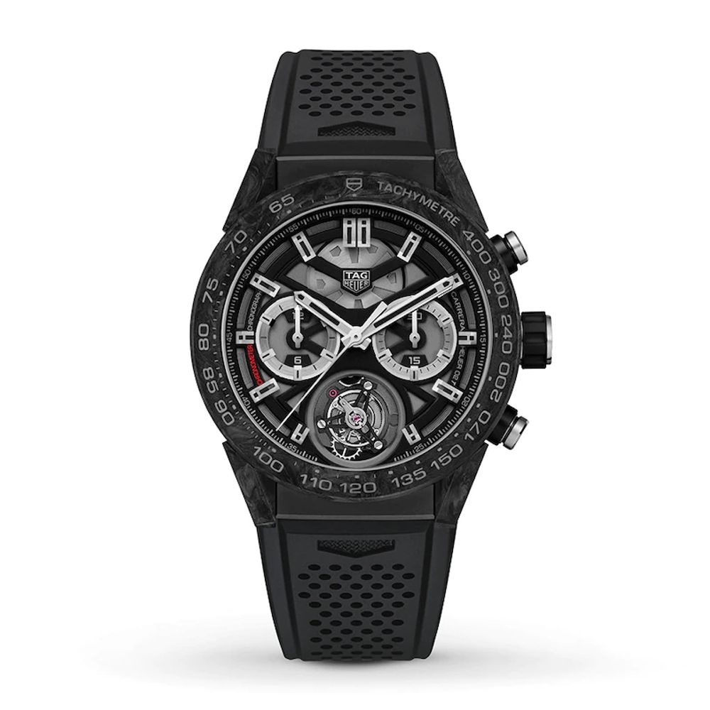 Tag Heuer Carrera Black Skeleton Dial Men's Watch CBG2A1Z.BA0658