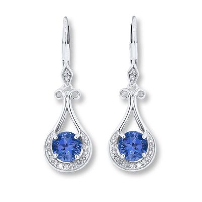 BlueWhite Diamond Earrings 15 ct tw 10K Rose Gold  Jared