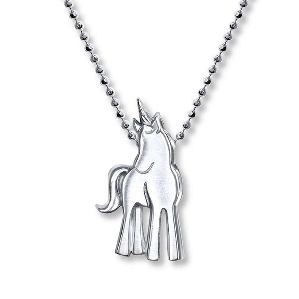 SWEET TITS Silver Unicorn Necklace - Salt and Sparkle