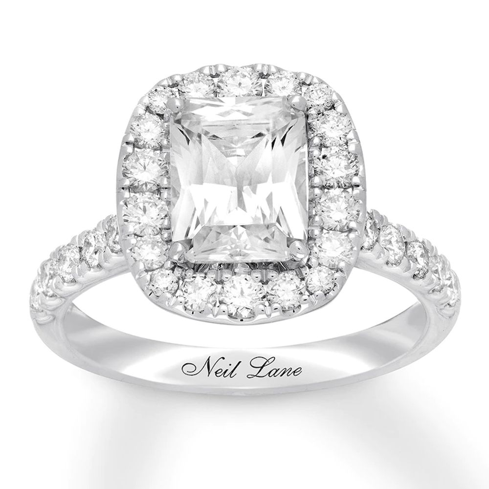 Kay Outlet Neil Lane Pear-Shaped Diamond Engagement Ring 1-7/8 ct tw 14K White Gold