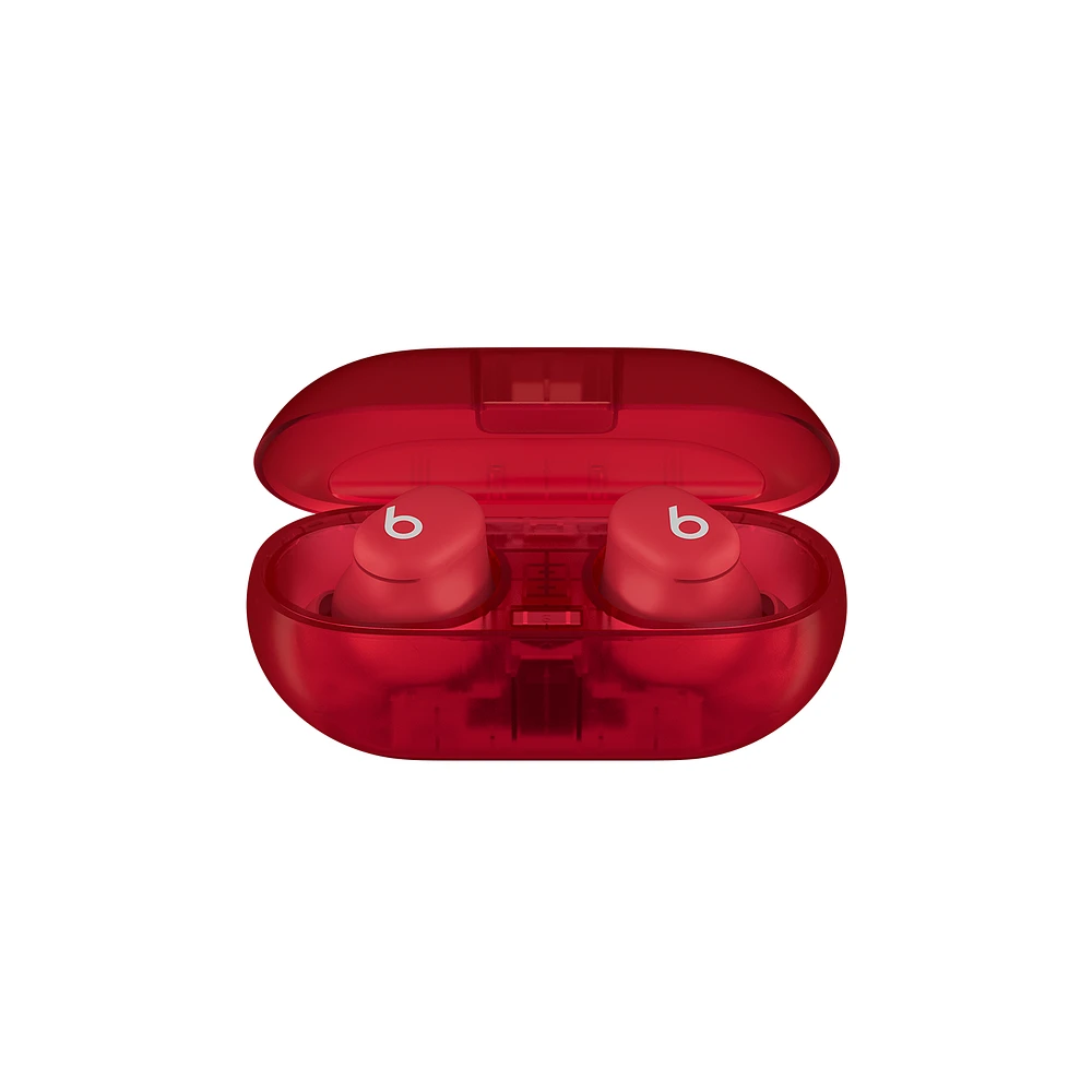Beats Solo Buds - True Wireless Earbuds - Transparent Red