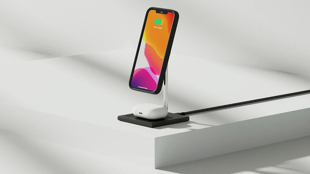 Native Union Snap Magnetic 2-in-1 Wireless Charger - Slate