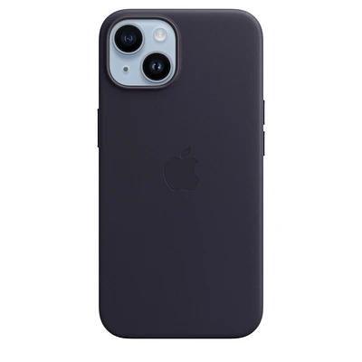 Apple iPhone 14 Leather Case with MagSafe