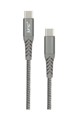 jump+ USB-C to USB-C 2M Braided Cable