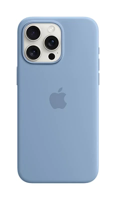 Apple iPhone 15 Pro Max Silicone Case with MagSafe - Winter Blue