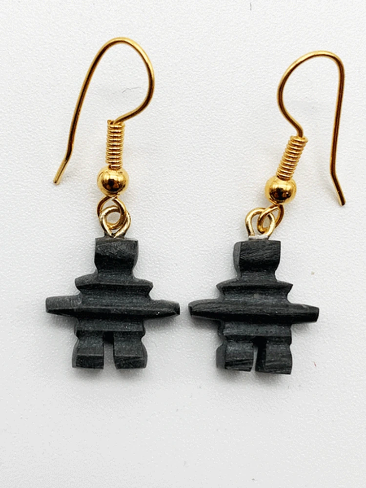 Inukshuk Earrings - Gilbert Inukpuk