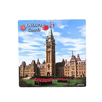 Parliament of Canada Wooden Magnet