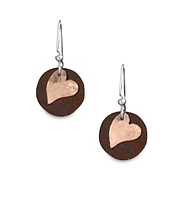 Tin Roof Heart Earrings