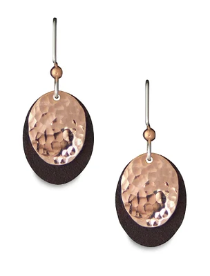 Tin Roof Oval Earrings