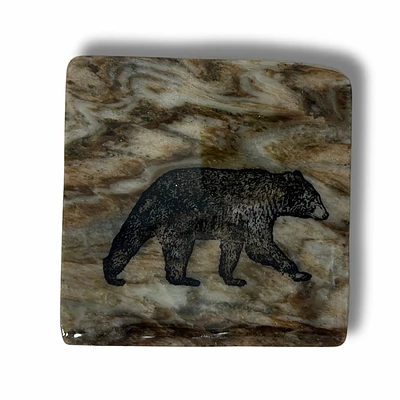 Walking Black Bear Coaster