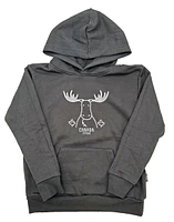 Youth Ottawa Canada Moose Hoodie - Black