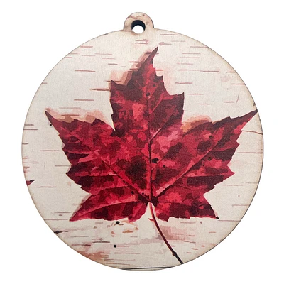 Maple Leaf Flag Ornament