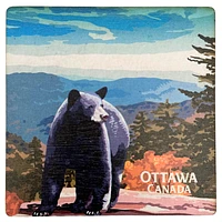 Ottawa Canada Bear Coaster