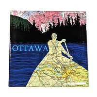 Ottawa Canoe Wilderness Map Magnet