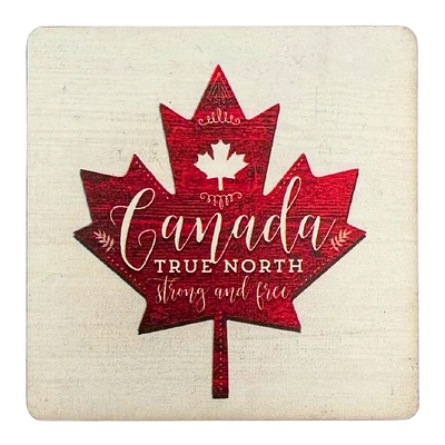 True North Strong and Free Coaster