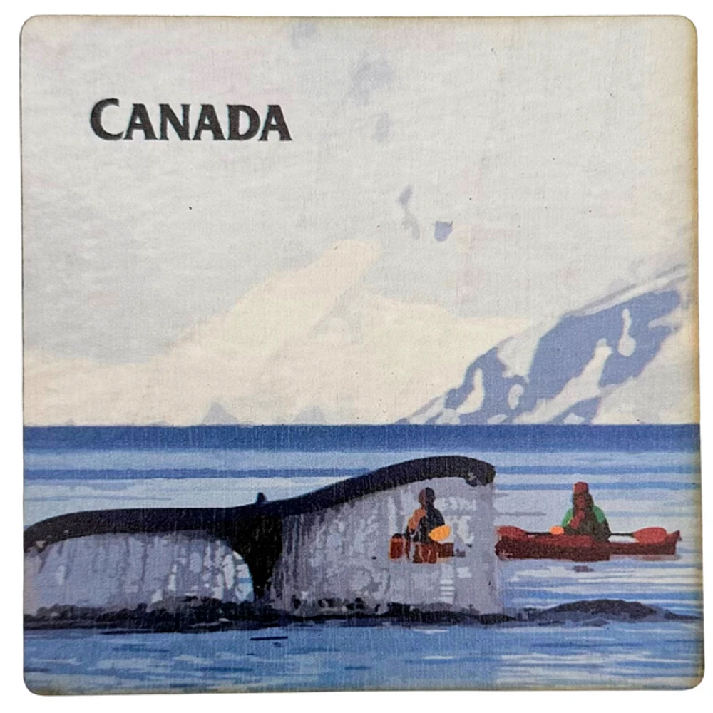 Canadian Whale Tail Coaster