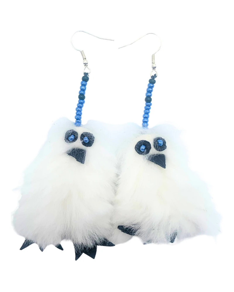 Beaded Ookpik Earrings - Daisy Savard