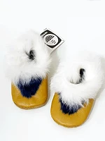 Kid's Leather Slippers - Daisy Savard - Size 4