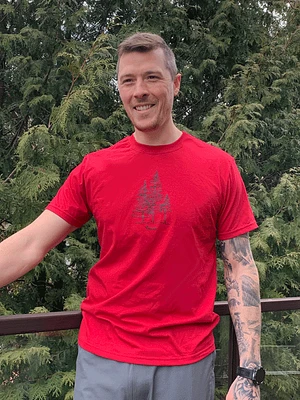 Canada Pine T-Shirt - Red