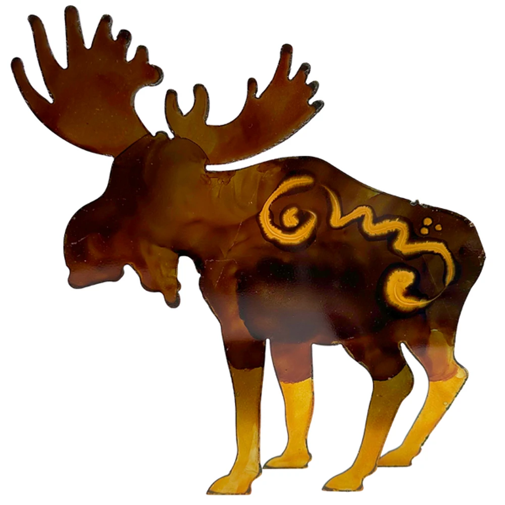 Handpainted Moose