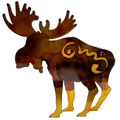 Handpainted Moose