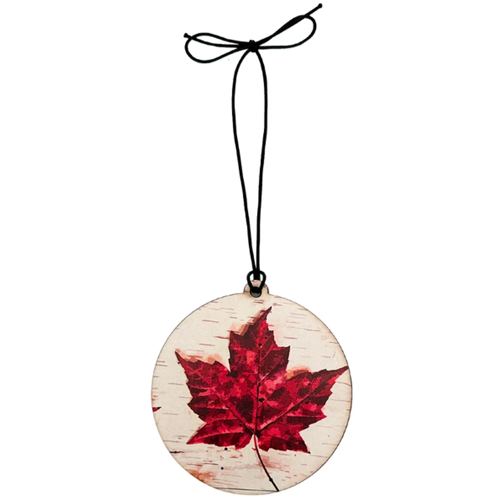 Maple Leaf Flag Ornament