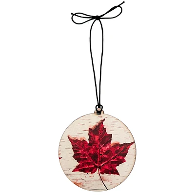 Maple Leaf Flag Ornament