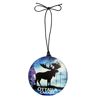 Ottawa Canada Moose Ornament