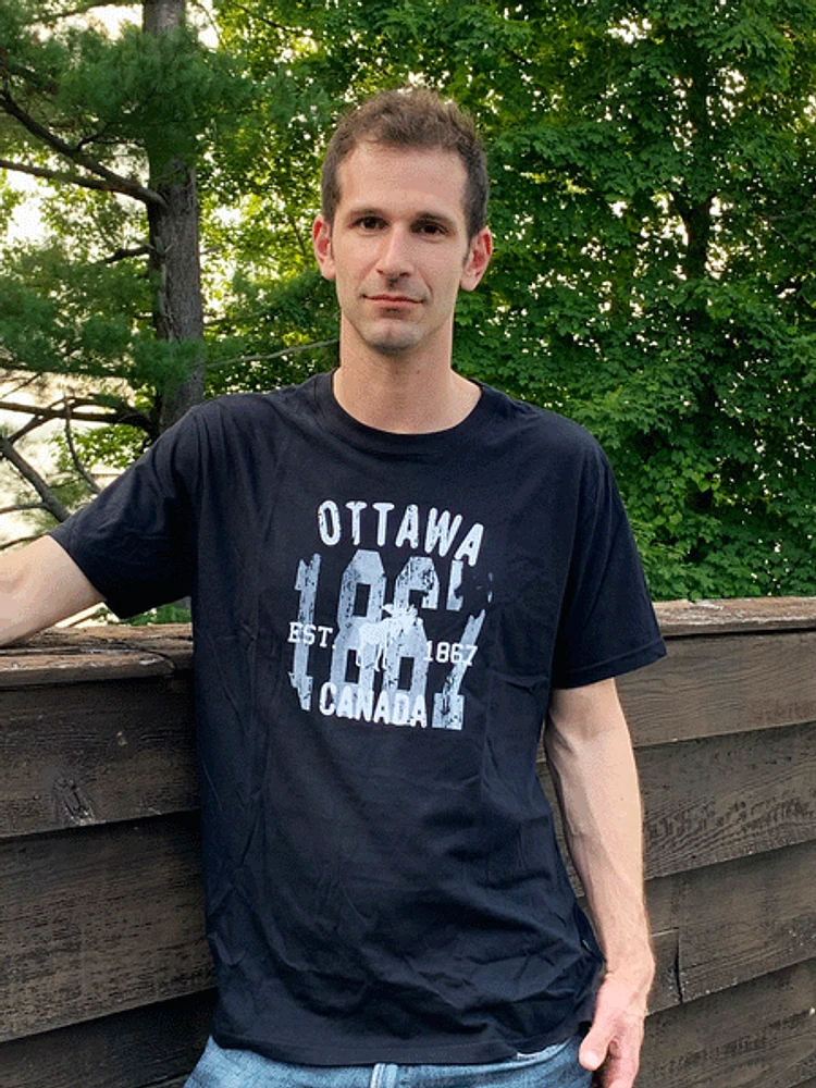 Ottawa Moose T-Shirt - Black