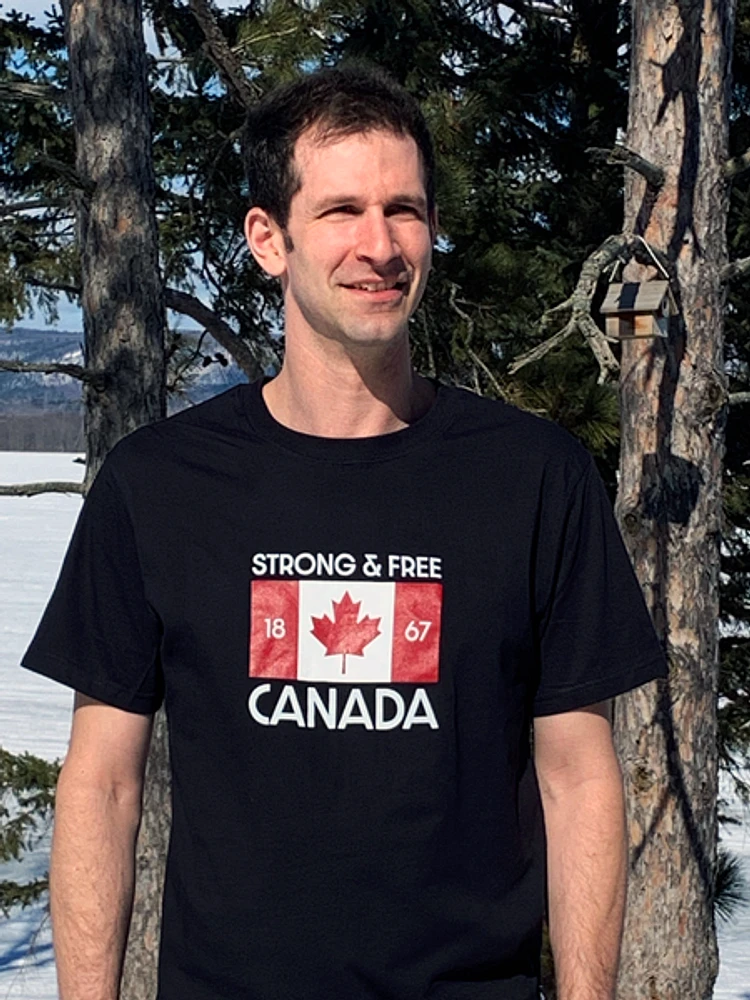 Canada Strong & Free T-Shirt - Black