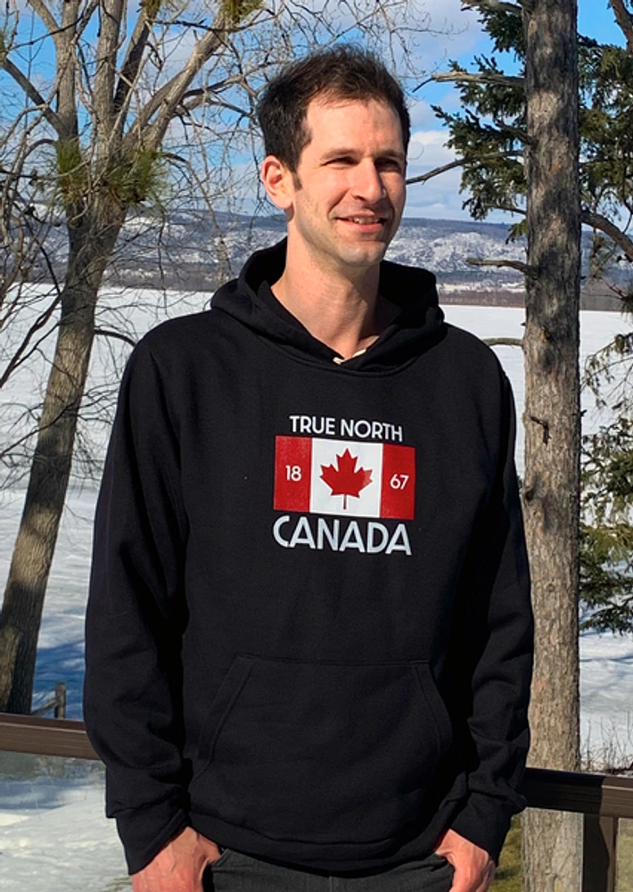 Canada True North Hoodie - Black