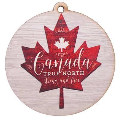 True North Strong & Free Ornament