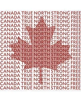 Canada True North Strong and Free Coaster