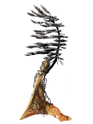 Cathy Mark - Wood & Metal Sculpture