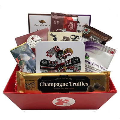 Canadian Chocolate Gift Basket