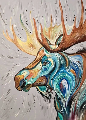 "Cree Style Moose" - Carla Joseph