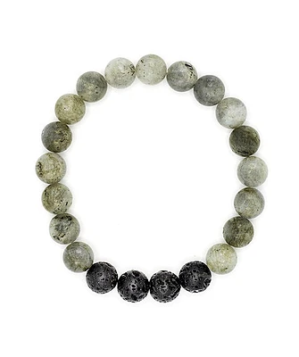 Men's Fearless Bracelet - Labradorite 10mm