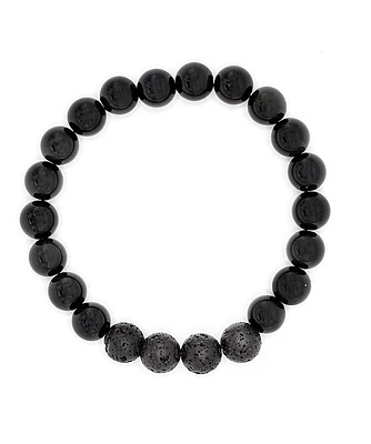 Men's Protector Bracelet - Obsidian 10mm