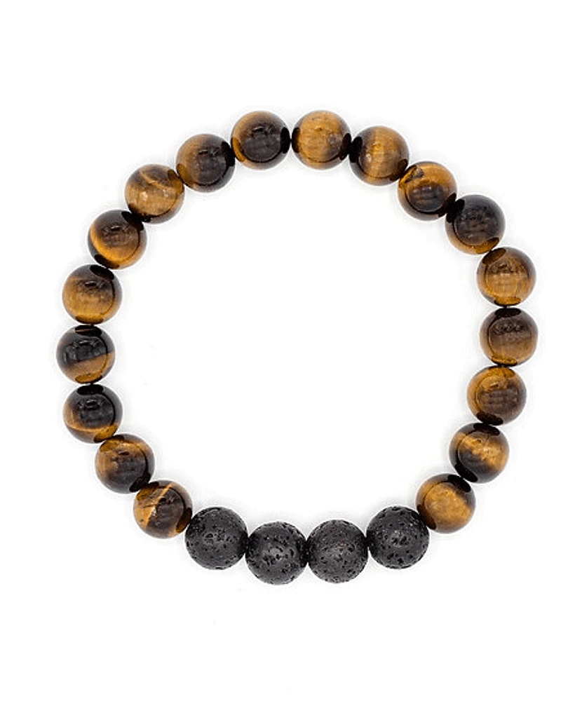 Men's Strength Bracelet - Tigers Eye 10mm