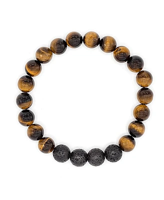 Men's Strength Bracelet - Tigers Eye 10mm