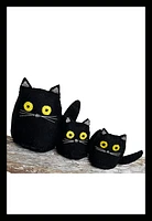 Maud Lewis Black Cats - Felt Kit