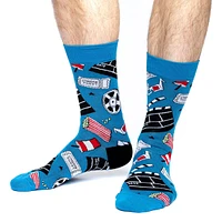 Men's Hollywood Movie Crew Socks