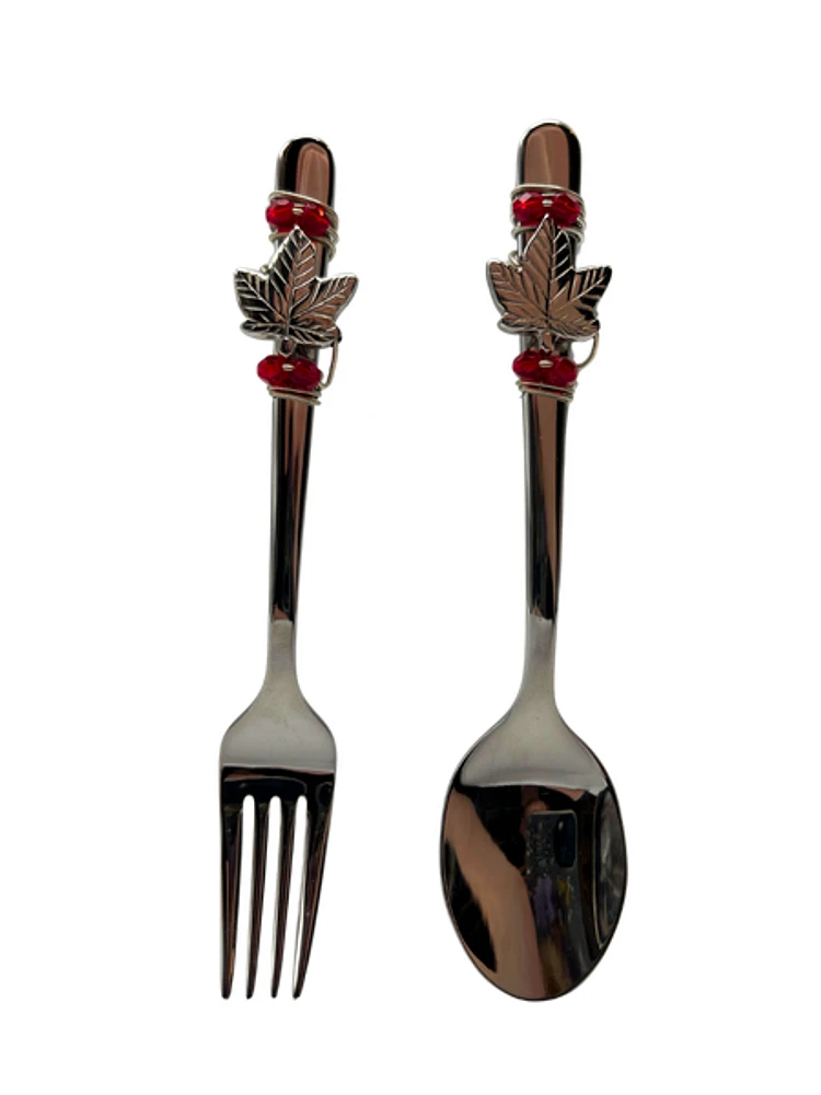 Mini Hors D'oeuvres Fork & Spoon