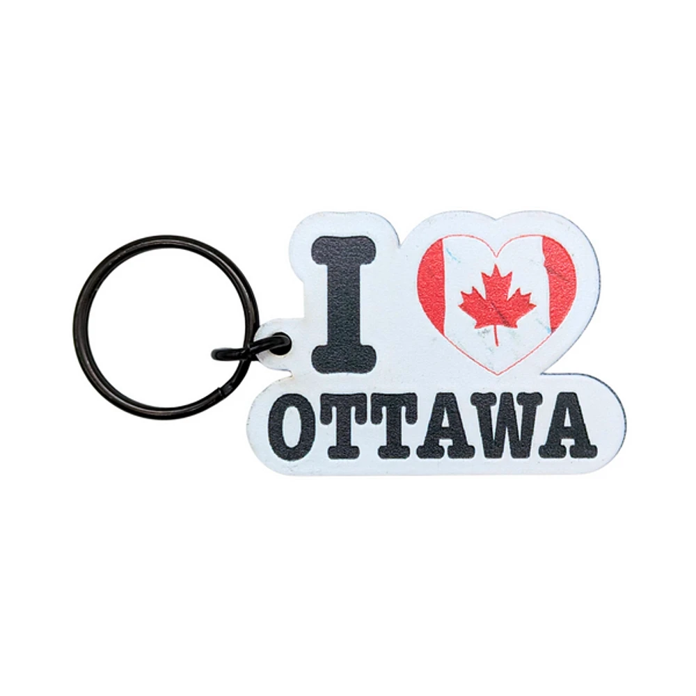 I Love Ottawa Key Chain