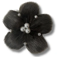 Charcoal Sealskin Brooch- Sanija Padluq