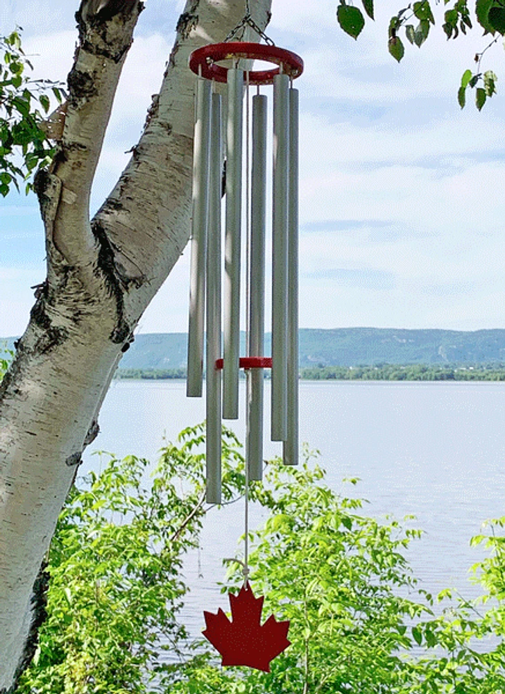 Canadian Maple Leaf Wind Chimes